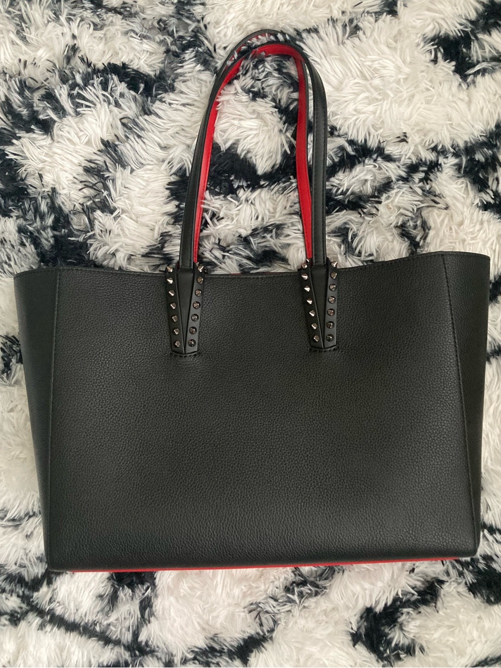 NWOT Christian Louboutin Cabata Tote Bag black with pouch